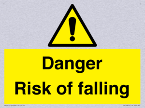 Danger Risk of falling